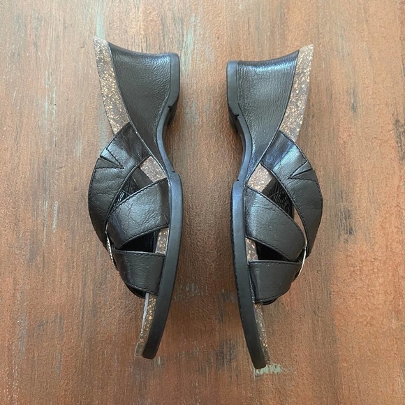 Ariat Women's Wedge Leather Slip On Sandals Sz 8 - Picture 5 of 9